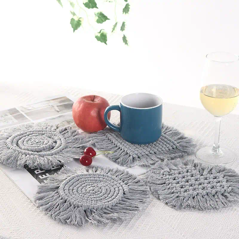 Weave cup coasters
